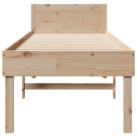 vidaXL Bed Frame without Mattress 80x200 cm Solid Wood Pine