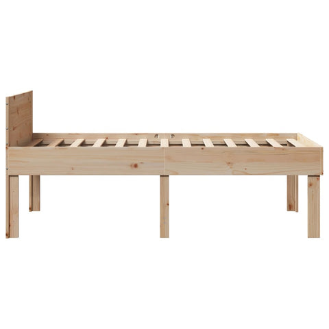 vidaXL Bed Frame without Mattress 80x200 cm Solid Wood Pine