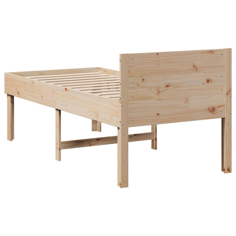 vidaXL Bed Frame without Mattress 80x200 cm Solid Wood Pine