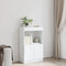 vidaXL Highboard White 63x33x100 cm Engineered Wood
