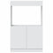 vidaXL Highboard White 63x33x100 cm Engineered Wood