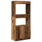 vidaXL Highboard Old Wood 63x33x140 cm Engineered Wood