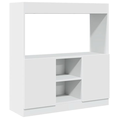 vidaXL Highboard White 92x33x100 cm Engineered Wood