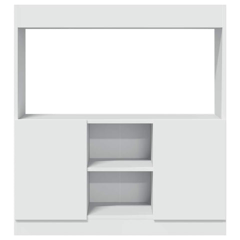 vidaXL Highboard White 92x33x100 cm Engineered Wood