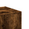 vidaXL Apothecary Cabinet Smoked Oak 30x41x118 cm Engineered Wood