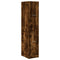 vidaXL Apothecary Cabinet Smoked Oak 30x41x144.5 cm Engineered Wood