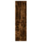 vidaXL Apothecary Cabinet Smoked Oak 30x41x144.5 cm Engineered Wood