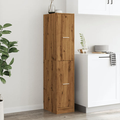 vidaXL Apothecary Cabinet Artisian Oak 30x41x144.5 cm Engineered Wood