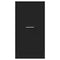 vidaXL Apothecary Cabinet Black 40x41x77.5 cm Engineered Wood