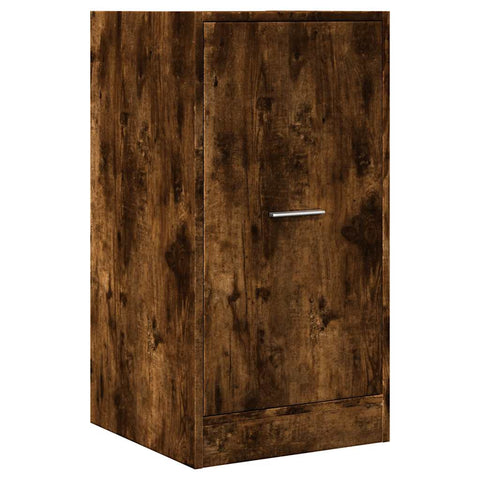 vidaXL Apothecary Cabinet Smoked Oak 40x41x77.5 cm Engineered Wood
