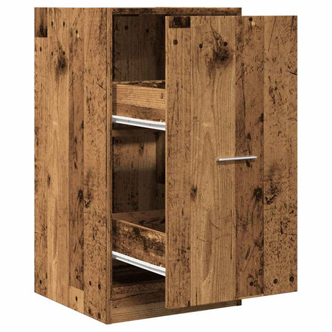 vidaXL Apothecary Cabinet Old Wood 40x41x77.5 cm Engineered Wood