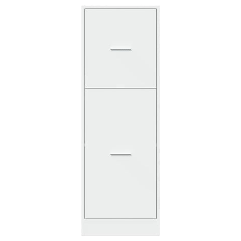 vidaXL Apothecary Cabinet White 40x41x118 cm Engineered Wood