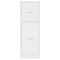 vidaXL Apothecary Cabinet White 40x41x118 cm Engineered Wood