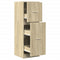 vidaXL Apothecary Cabinet Sonoma Oak 40x41x118 cm Engineered Wood