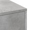 vidaXL Narrow Bathroom Cupboard with Wheels Concrete Grey Engineered Wood