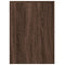 vidaXL Narrow Bathroom Cupboard with Wheels Brown Oak Engineered Wood