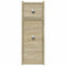 vidaXL Narrow Bathroom Cupboard with Wheels Sonoma Oak Engineered Wood