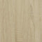 vidaXL Narrow Bathroom Cupboard with Wheels Sonoma Oak Engineered Wood