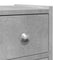 vidaXL Narrow Bathroom Cupboard with Wheels Concrete Grey Engineered Wood