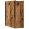 vidaXL Narrow Bathroom Cupboard with Wheels Old Wood Engineered Wood