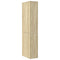 vidaXL Narrow Bathroom Cupboard with Wheels Sonoma Oak Engineered Wood