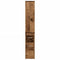 vidaXL Narrow Bathroom Cupboard with Wheels Old Wood Engineered Wood