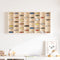 vidaXL Wooden Collector's Display Case with 80 Compartments 80x4.5x40.5cm