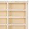vidaXL Wooden Collector's Display Case with 80 Compartments 80x4.5x40.5cm