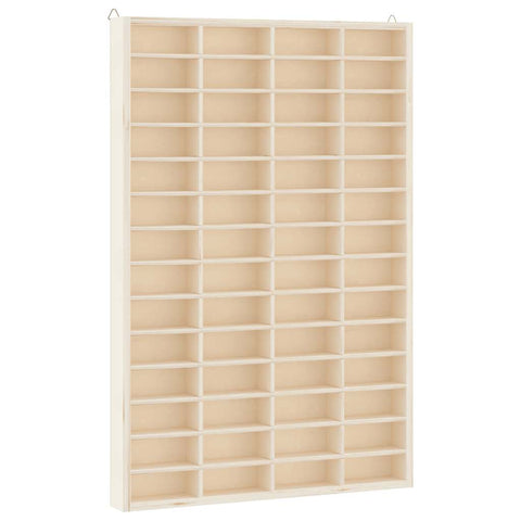vidaXL Wooden Collector's Display Case with 56 Compartments 40x4.5x60cm