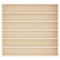 vidaXL Wooden Collector's Display Case with 6 Shelves 60x8.5x55cm