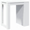 vidaXL Bar Table White 102x70x103.5 cm Engineered Wood