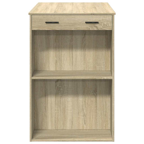 vidaXL Bar Table Sonoma Oak 102x70x103.5 cm Engineered Wood