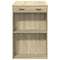 vidaXL Bar Table Sonoma Oak 102x70x103.5 cm Engineered Wood