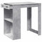 vidaXL Bar Table Concrete Grey 102x70x103.5 cm Engineered Wood