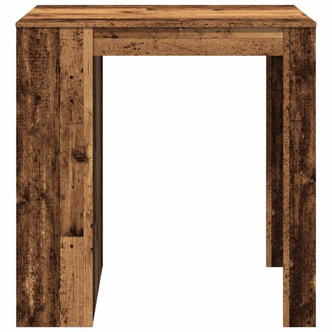 vidaXL Bar Table Old Wood 102x70x103.5 cm Engineered Wood