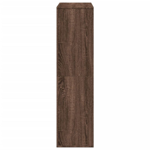 vidaXL Bookcase Brown Oak 100x33x125.5 cm Engineered Wood