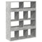vidaXL Bookcase Concrete Grey 100x33x125.5 cm Engineered Wood