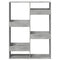 vidaXL Bookcase Concrete Grey 100x33x135 cm Engineered Wood