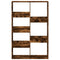 vidaXL Bookcase Smoked Oak 100x33x155.5 cm Engineered Wood