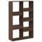 vidaXL Bookcase Brown Oak 100x33x155.5 cm Engineered Wood