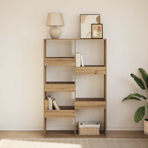vidaXL Bookcase Artisan Oak 100x33x155.5 cm Engineered Wood