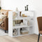 vidaXL Room Divider White 100x33x94.5 cm Engineered Wood
