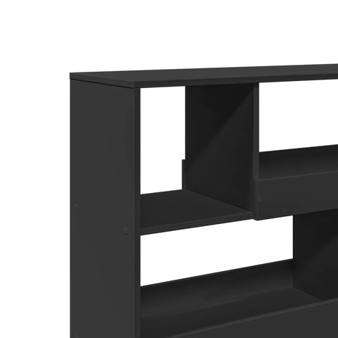vidaXL Room Divider Black 100x33x94.5 cm Engineered Wood