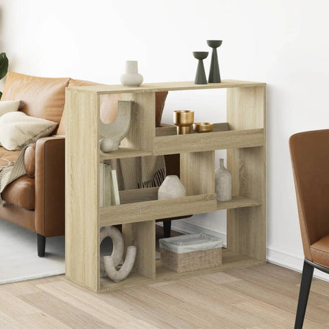 vidaXL Room Divider Sonoma Oak 100x33x94.5 cm Engineered Wood