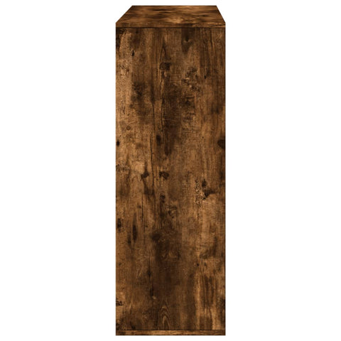 vidaXL Room Divider Smoked Oak 100x33x94.5 cm Engineered Wood