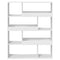 vidaXL Room Divider White 100x33x125.5 cm Engineered Wood