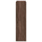 vidaXL Room Divider Brown Oak 100x33x125.5 cm Engineered Wood