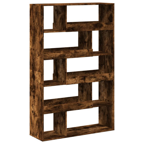 vidaXL Room Divider Smoked Oak100x33x156.5 cm Engineered Wood