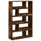 vidaXL Room Divider Smoked Oak100x33x156.5 cm Engineered Wood