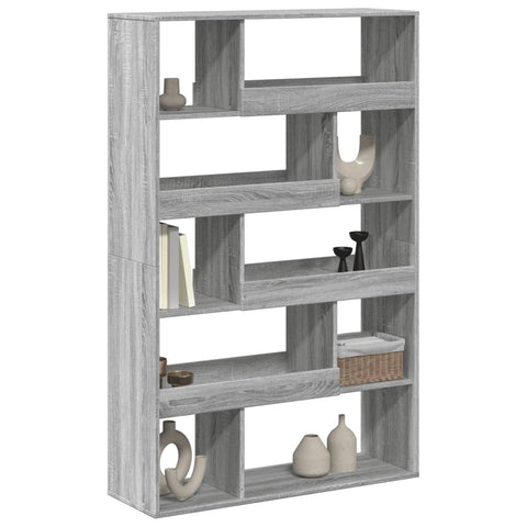 vidaXL Room Divider Grey Sonoma 100x33x156.5 cm Engineered Wood
